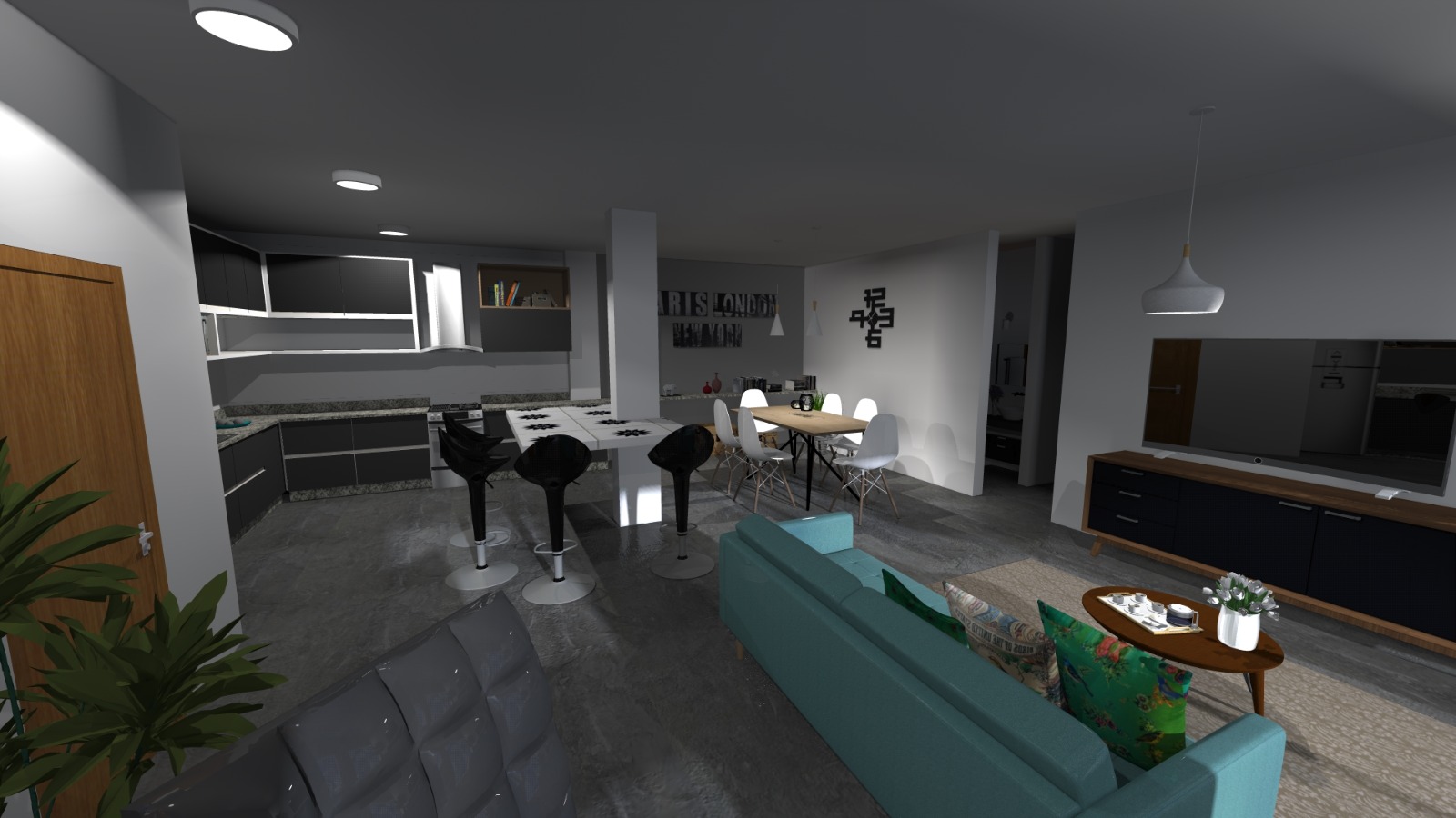 Interior del departamento