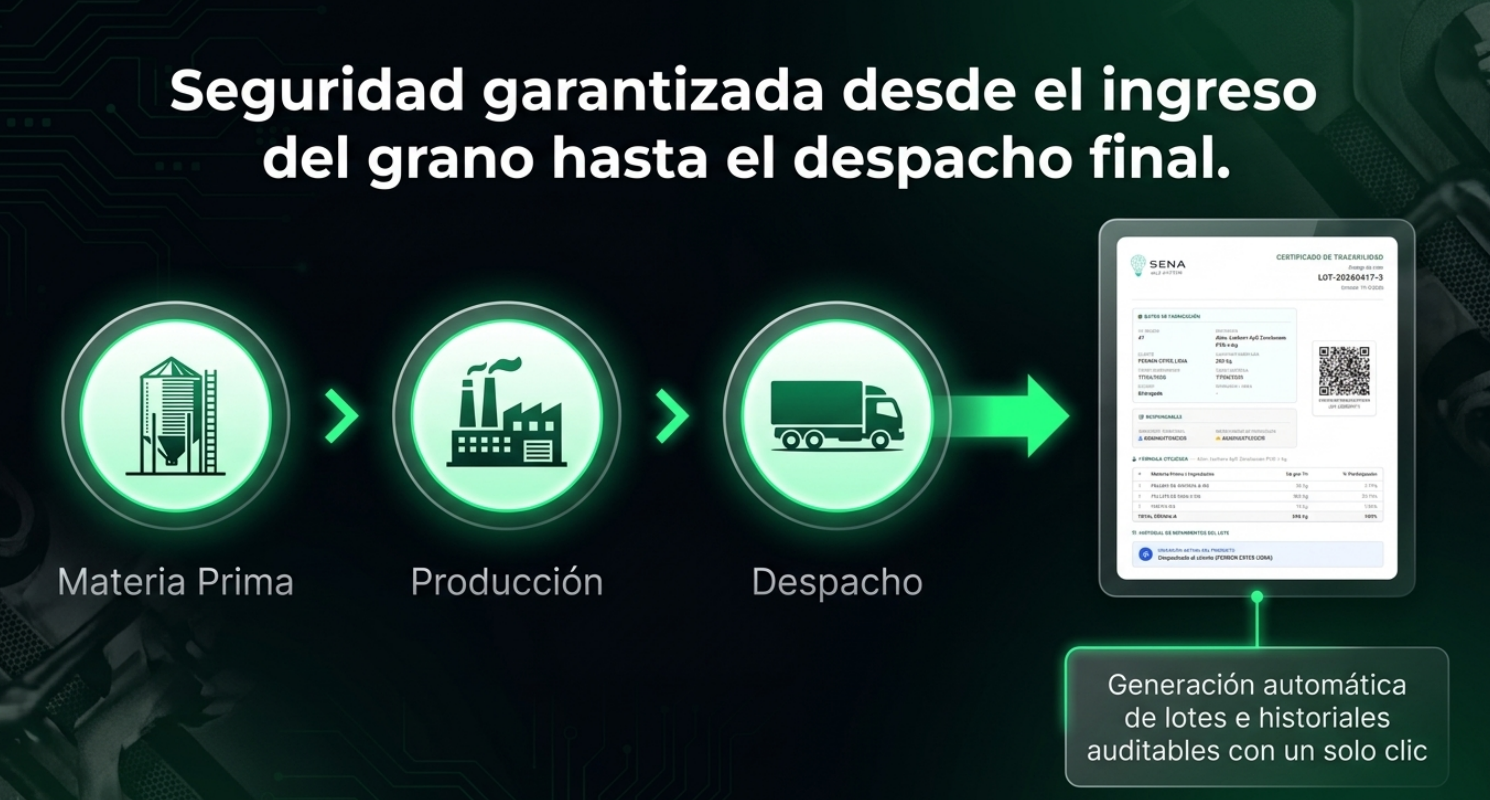 Trazabilidad con código QR desde materia prima hasta despacho